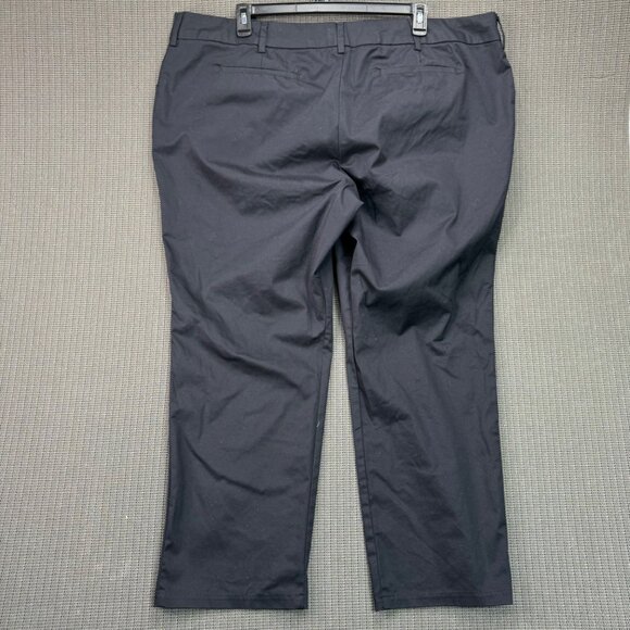 Lee womens Plus size 24w Relaxed Fit Mid Rise Straight Leg Pants - Black - Picture 10 of 11